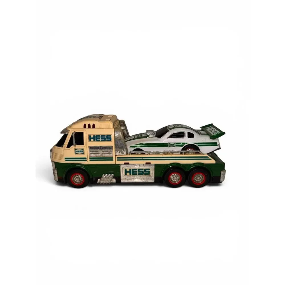 2016 Hess Toy Truck & Dragster Race Car Tested Lights Work Complete No Box
